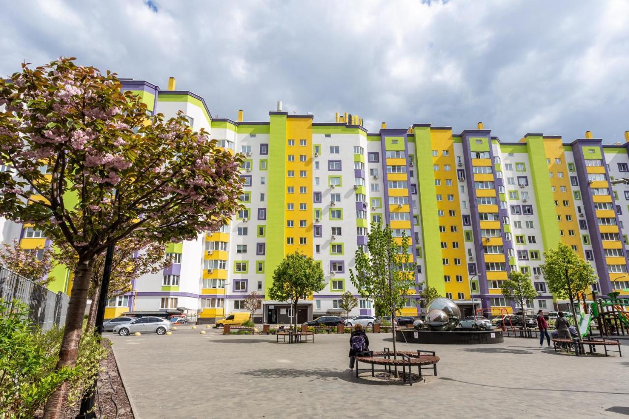 0157 Сучасні Нові Апартаменти Жк Щасливий Kyjev Exteriér fotografie